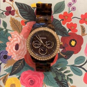 Fossil Tortoise Shell Watch